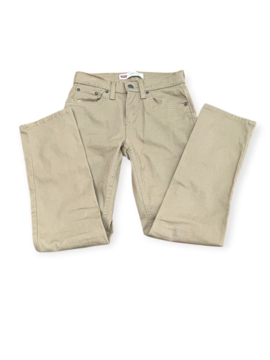 Levi's Other - Levi's youth Tan khaki Straight-Leg Jeans 511 Slim SIZE 12 REG W 26 L 27